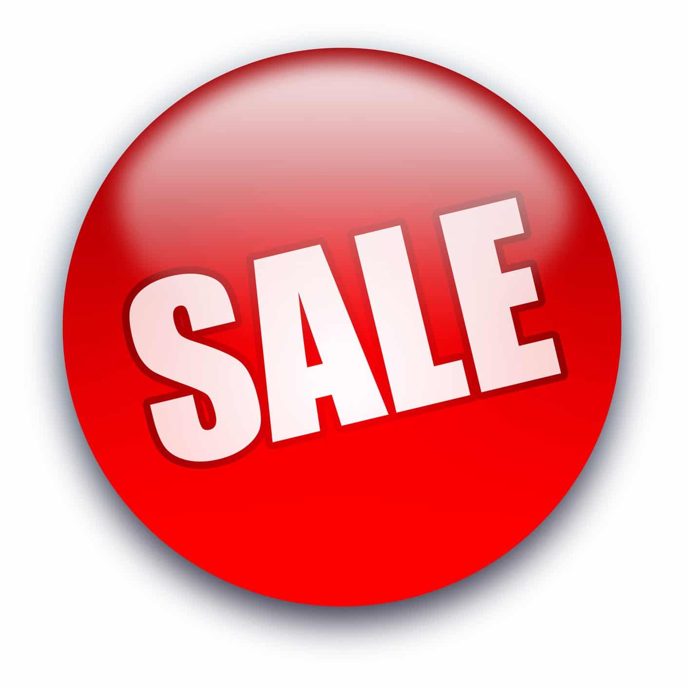 sale button