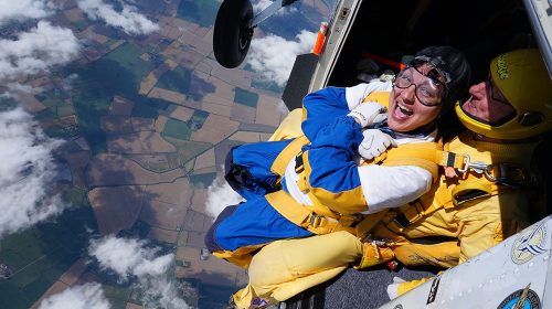 Michelle kangaroo inn skydive